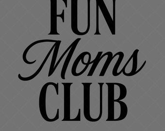 Fun Moms Club Trendy Aesthetic PNG Social Club png POD Trendy Minimal Aesthetic PNG Rad Women Rebel Coffee Edgy Cool Mom Motherhood png