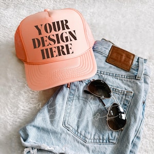 24時間限定価格always coral pattern trucker cap 24時間限定価格