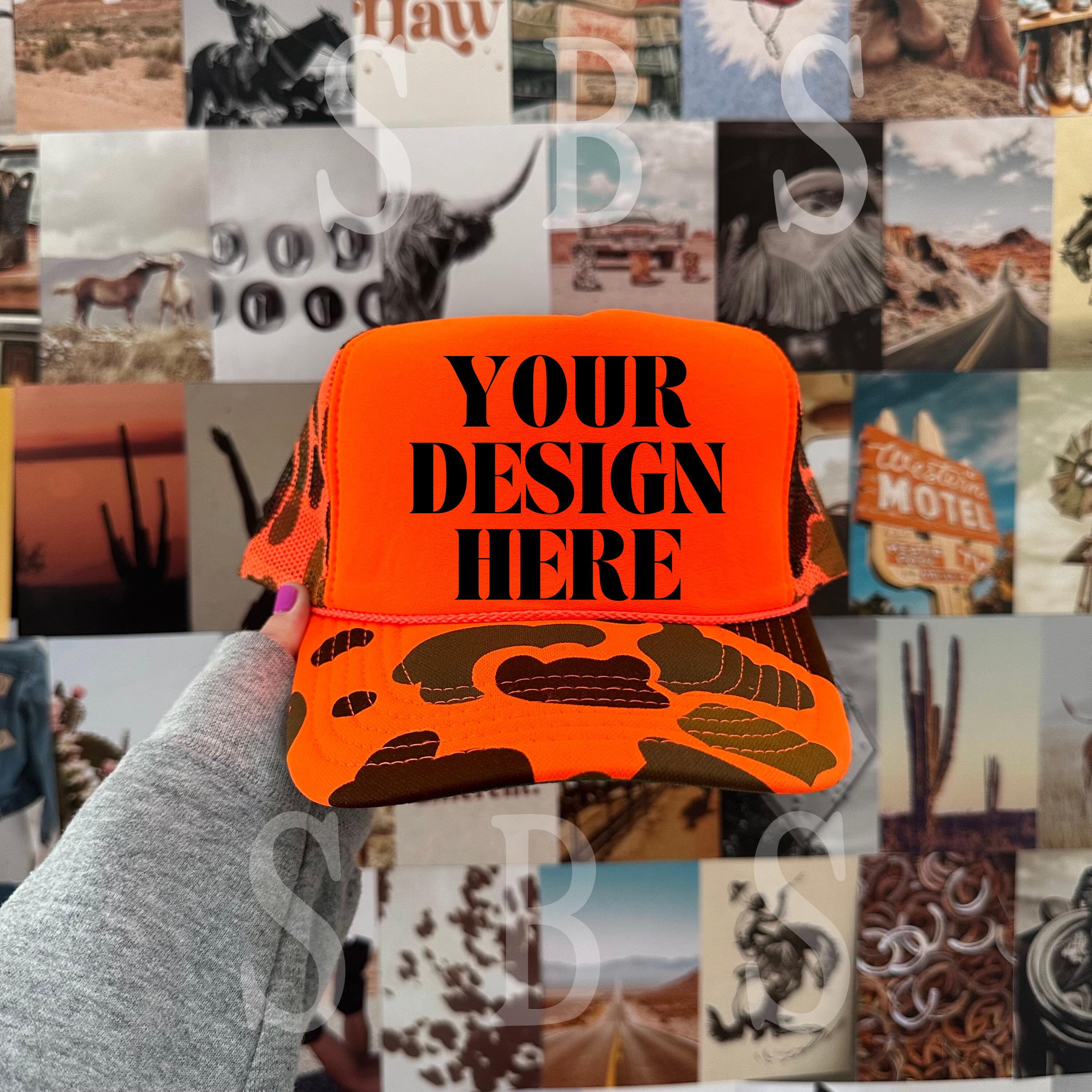 Orange Camo Hat - Etsy Canada