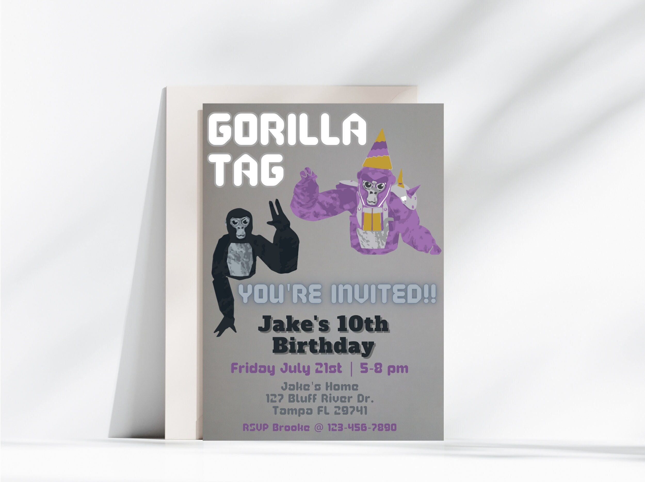 Gorilla Tag Merch for Kids VR Gamer Tee Adult Teens Red PFP png, Gorilla  Tag Let's Go png, Gorilla Tag VR Game png, PNG