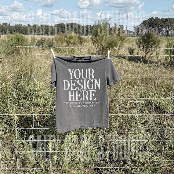 Pepper Comfort Colors 1717 T-Shirt Mockup, Real Photo Mockup (Digital Download)