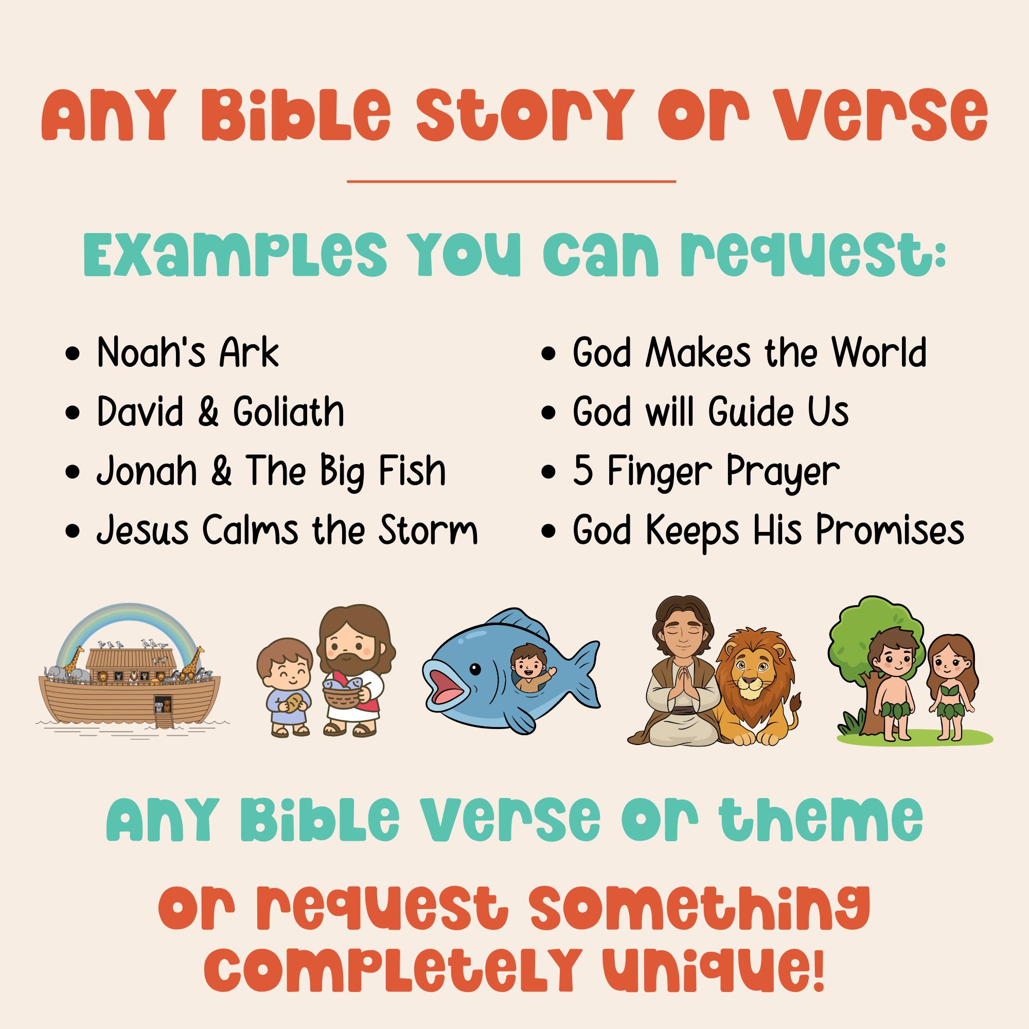 Custom Bible Lesson for Kids | Sunday School Lesson Plan | VBS Lesson ...