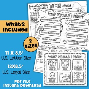 Learn to pray prayer mat printable bible lesson for homeschool or Sunday school faith based download.