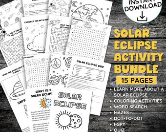 Coloriage espace science éclipse solaire imprimable science du système solaire feuille d'activité scolaire recherche de mots imprimable