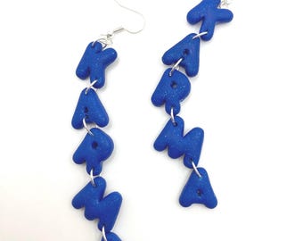 Pendientes Karma / Pendientes de arcilla polimérica / Hechos a mano, divertidos, únicos, lindos, coloridos, bonitos, Taylor Swift, Eras Tour, Swiftie