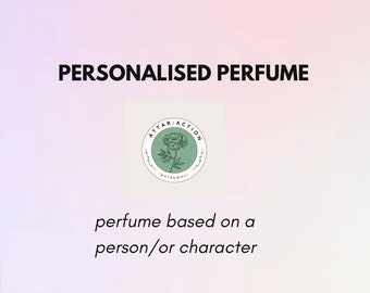 Attar:action| Personalised Person/Character Perfume | Vegan | Premium Quality|