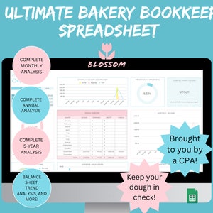 Bakery Bookkeeping Templates Small Business Bookkeeping google sheet
