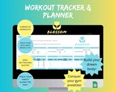 Workout Tracker Spreadsheet Workout Planner Google Sheets Fitness Journal Weight Loss Tracker Exercise  Log Health Fitness Journal Excel