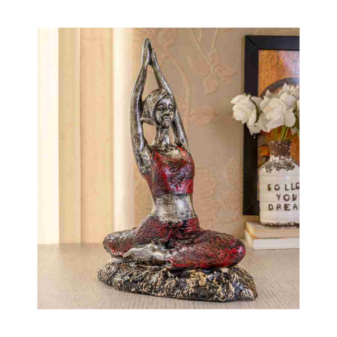 Yoga Beautiful Lady Statue Figurine Showpiece for Tabletop Etsy