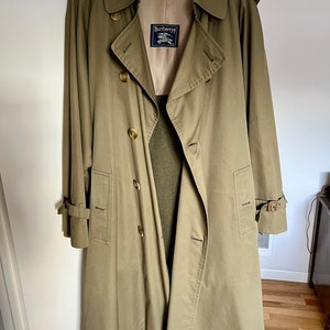 Burberry clearance trench etsy