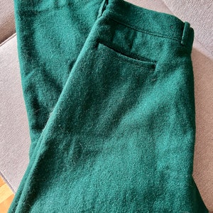 Johnson wool pants green 2025