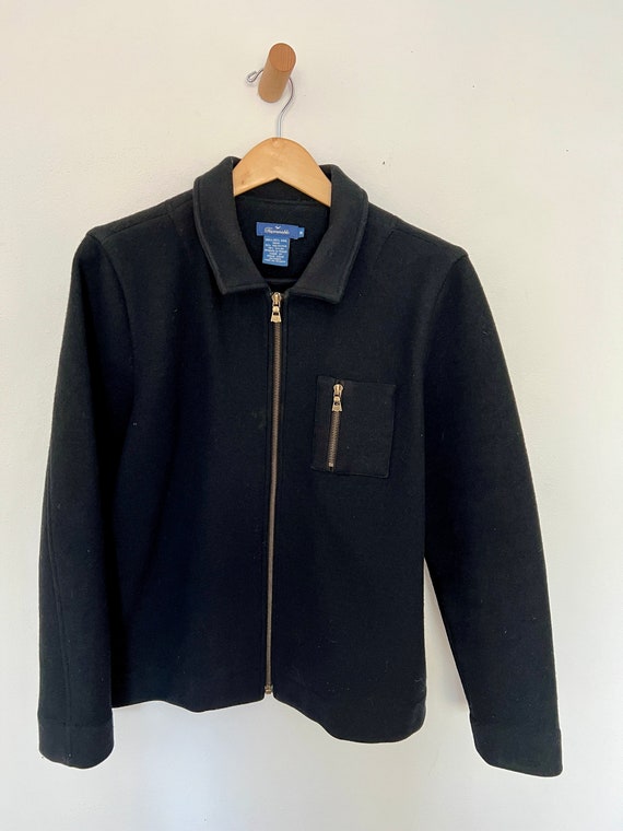 Vintage FAÇONNABLE Black Wool Jacket