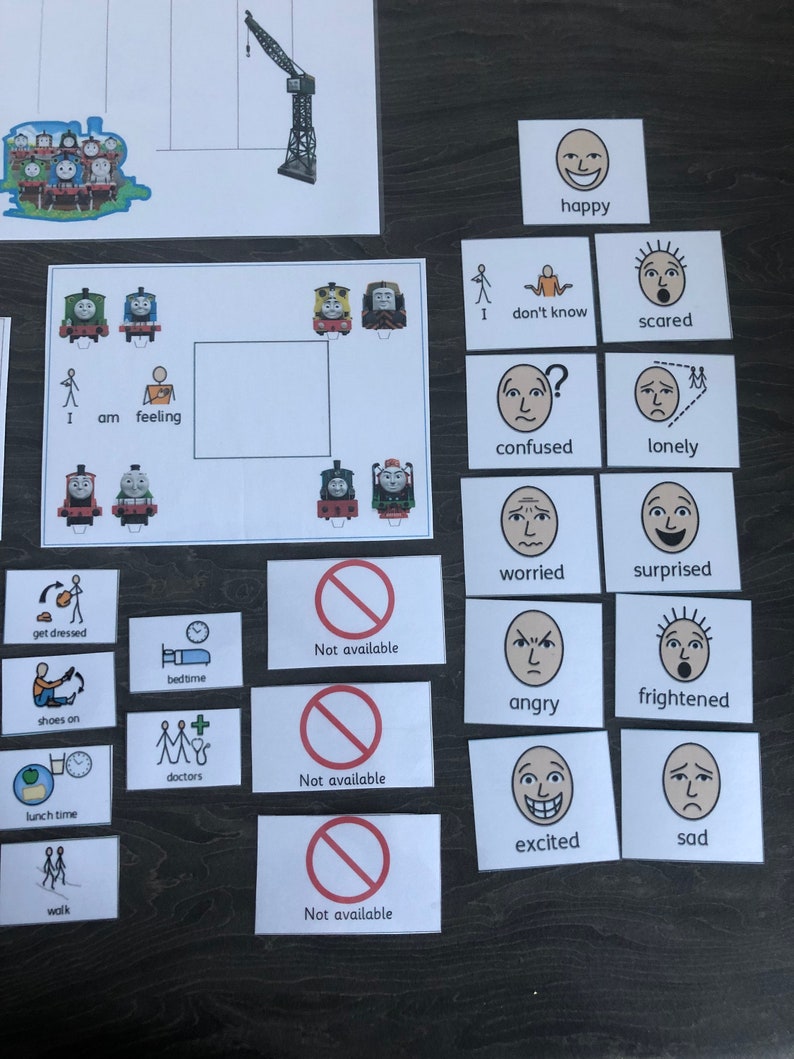 Sad Choice Visual Routine and Feelings Visual Support Pack - Etsy