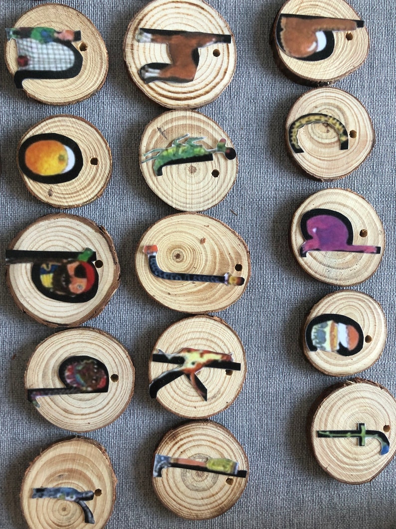 Read Write Inc Phonics Log Slices - Small - Etsy