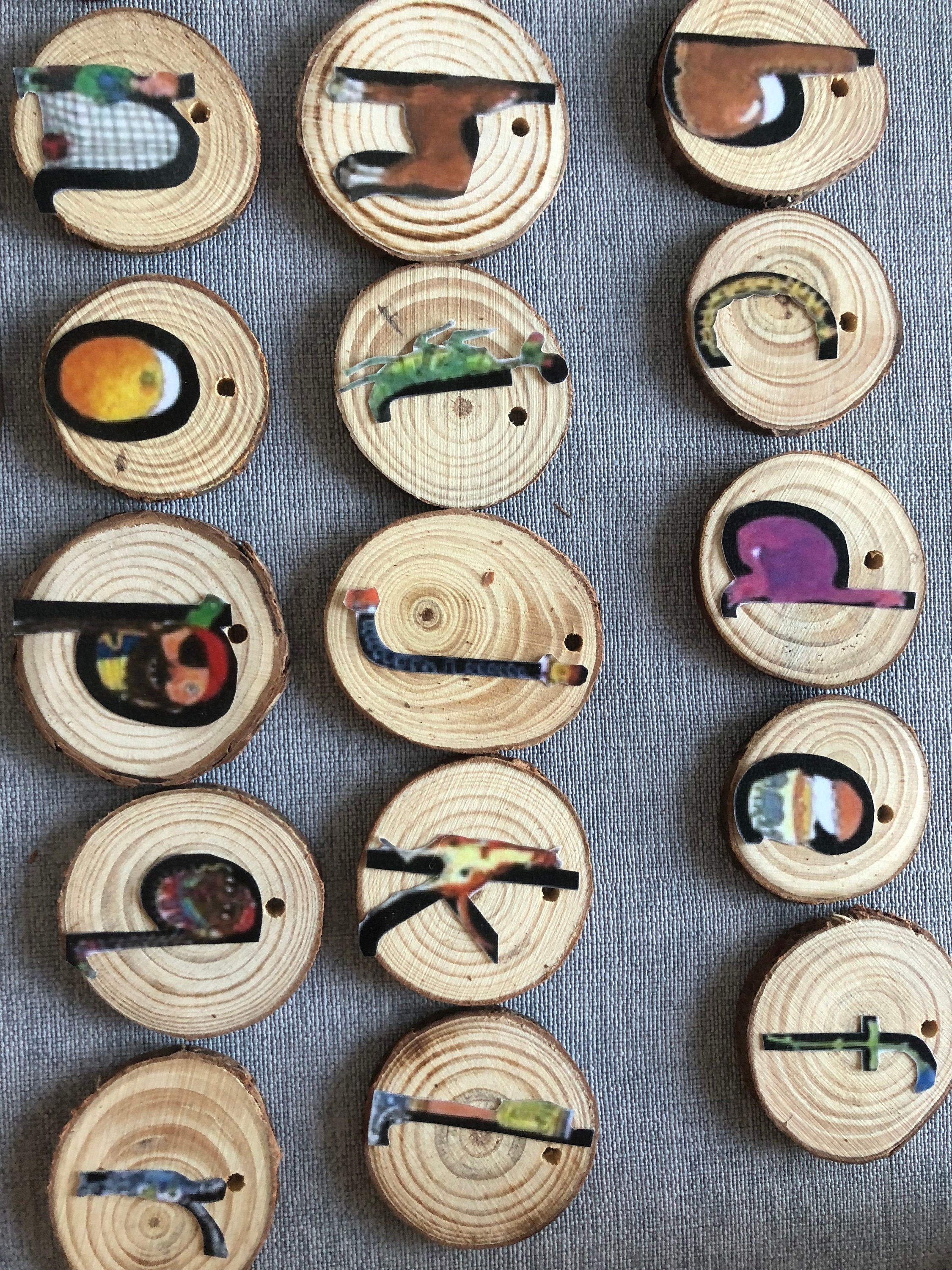 Read Write Inc Phonics Log Slices - Small - Etsy