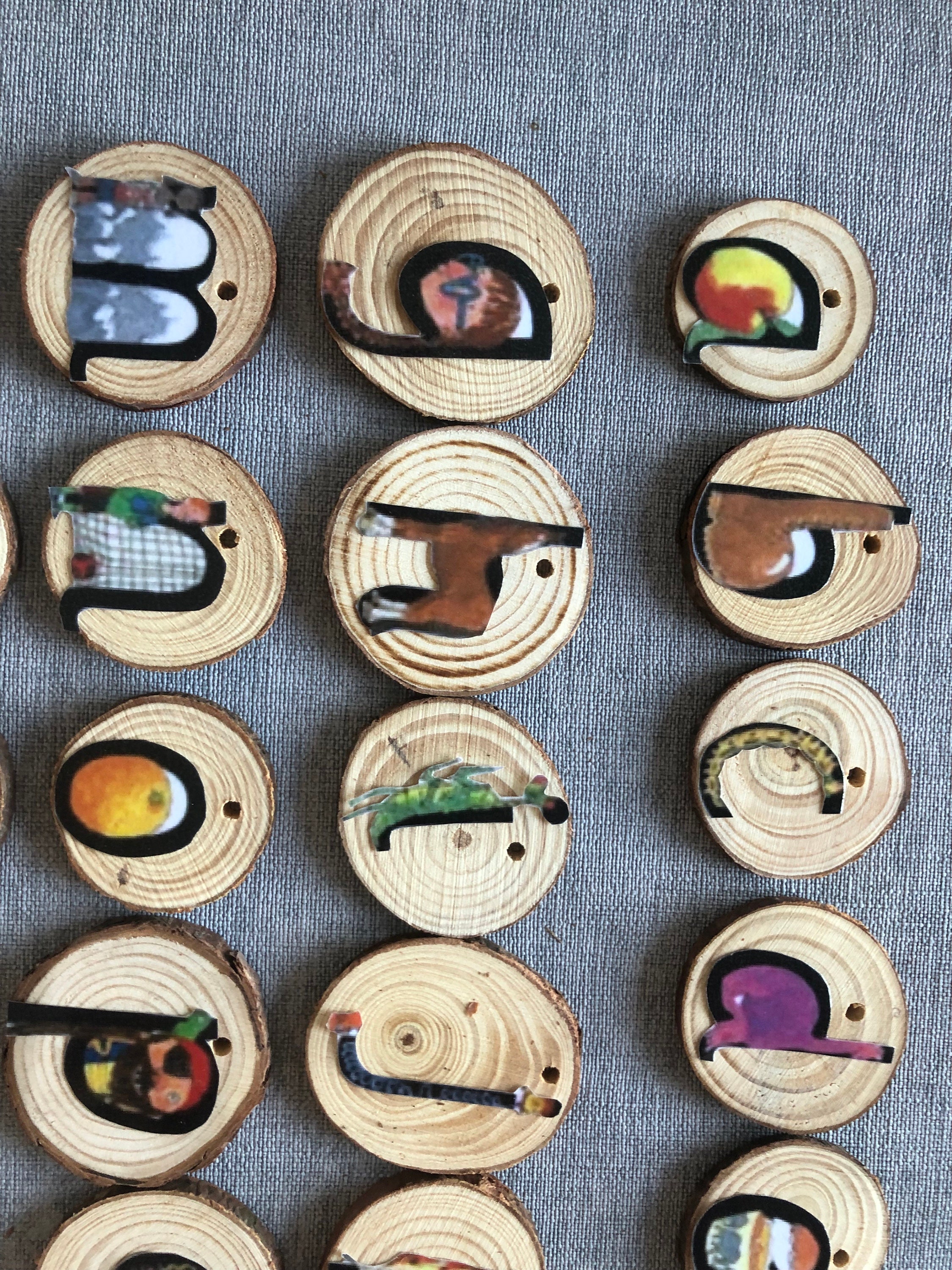 Read Write Inc Phonics Log Slices - Small - Etsy