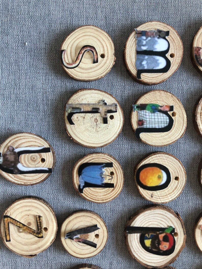 Read Write Inc Phonics Log Slices - Small - Etsy