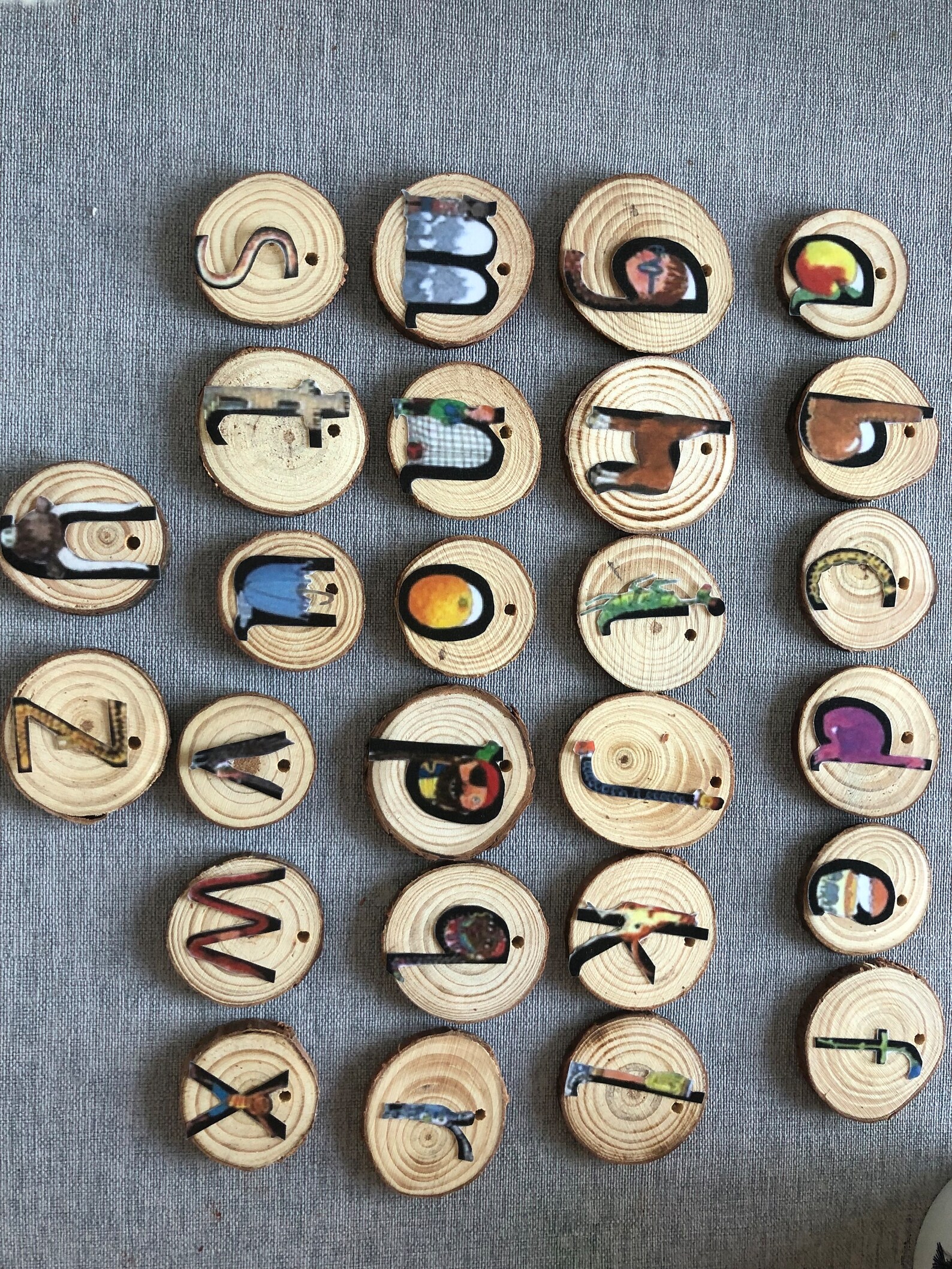 Read Write Inc Phonics Log Slices - Small - Etsy