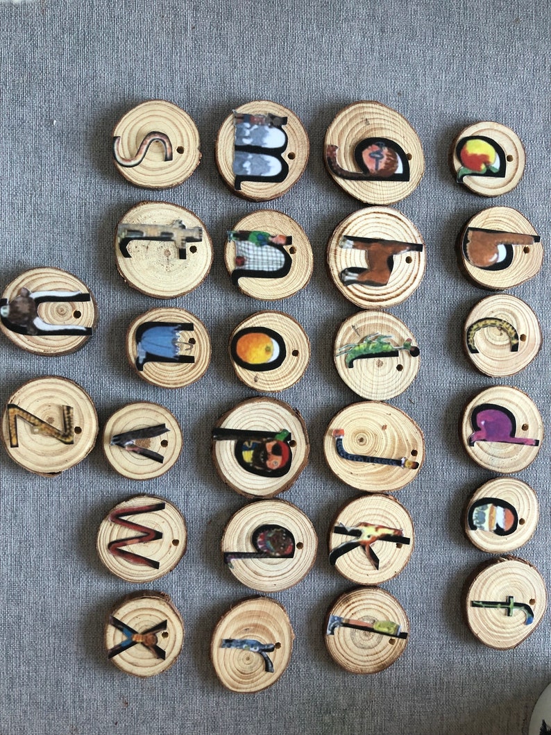 Read Write Inc Phonics Log Slices - Small - Etsy