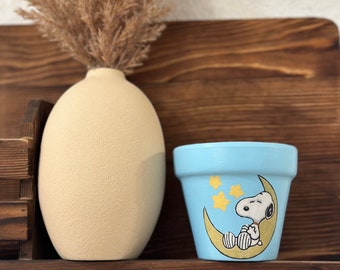 Snoopy Moon & Stars Pot