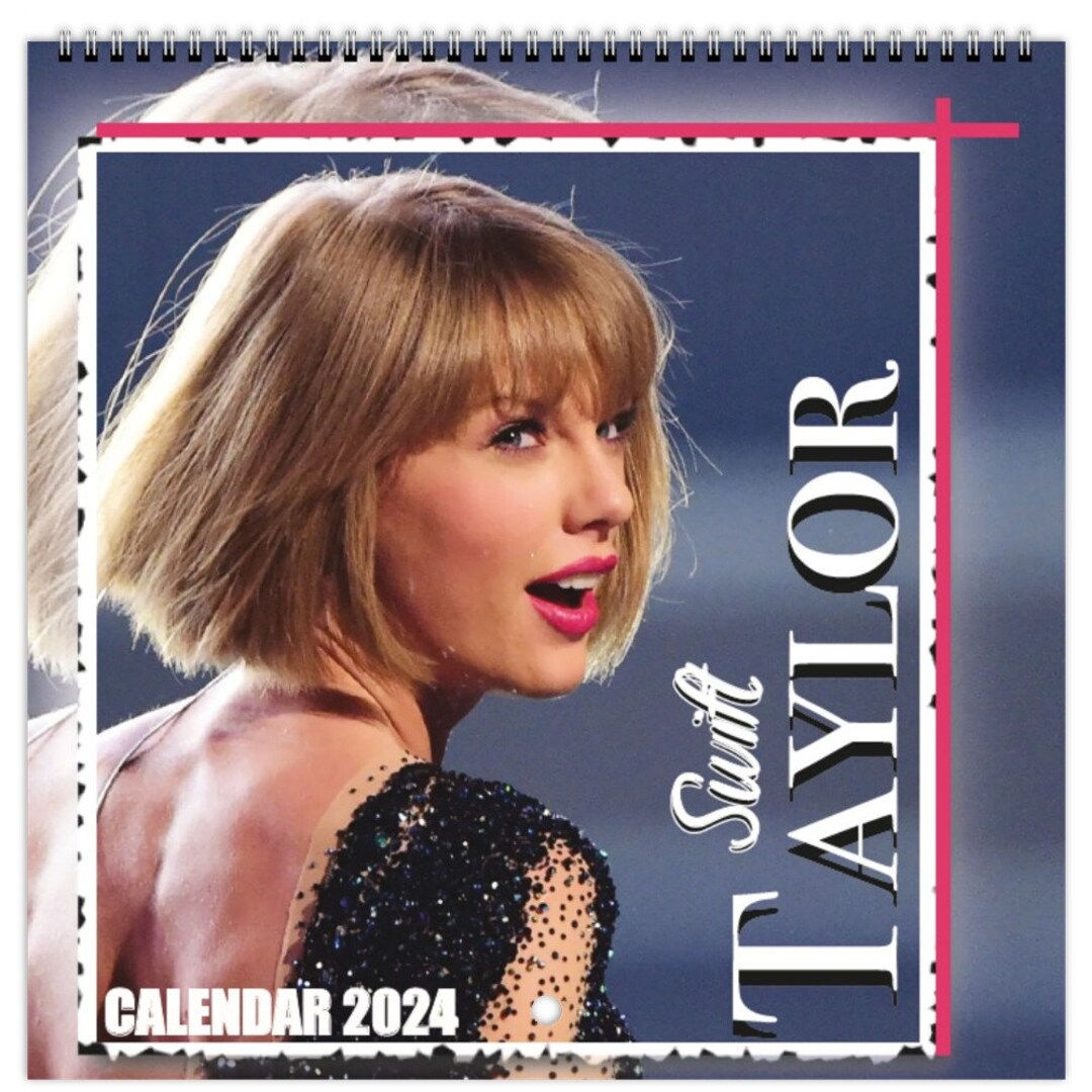 Taylor Swift Calendar / Calendrier Mural 2024 / Calendrier De Etsy