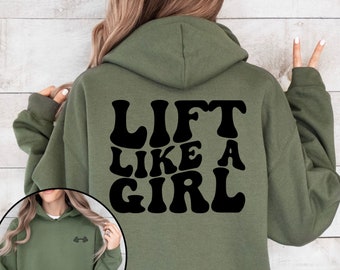 Lift Like A Girl Sweatshirt, Lifting Workout Shirt, Gym Workout Motivation Shirt, Lift Heavy Shirt, Gym Shirt, Workout Shirt, Fitness Shirt