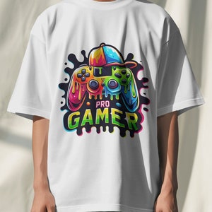 Dripping Pro Gamer Png, Gaming Sublimation Design, Colorful Graffiti ...