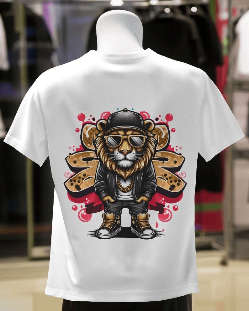 Urban Graffiti Lion PNG, Streetwear Design (digital Download) - Etsy
