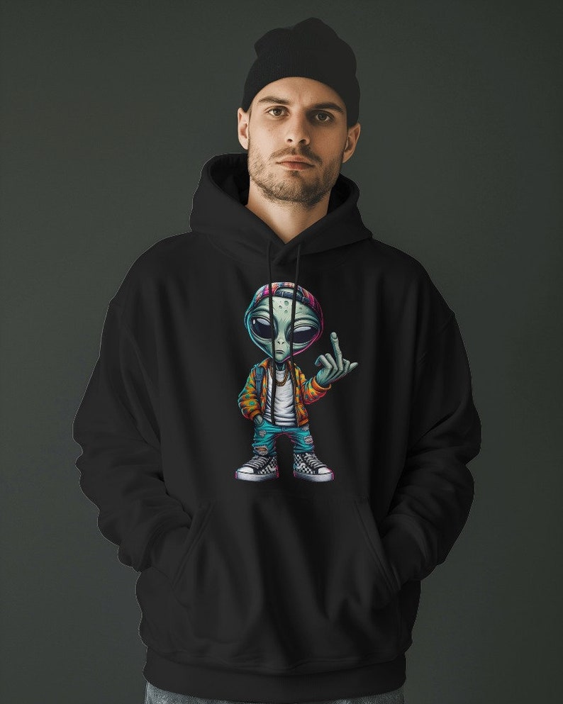 Streetwear Alien PNG, Middle Finger, Urban Design (digital Download) - Etsy