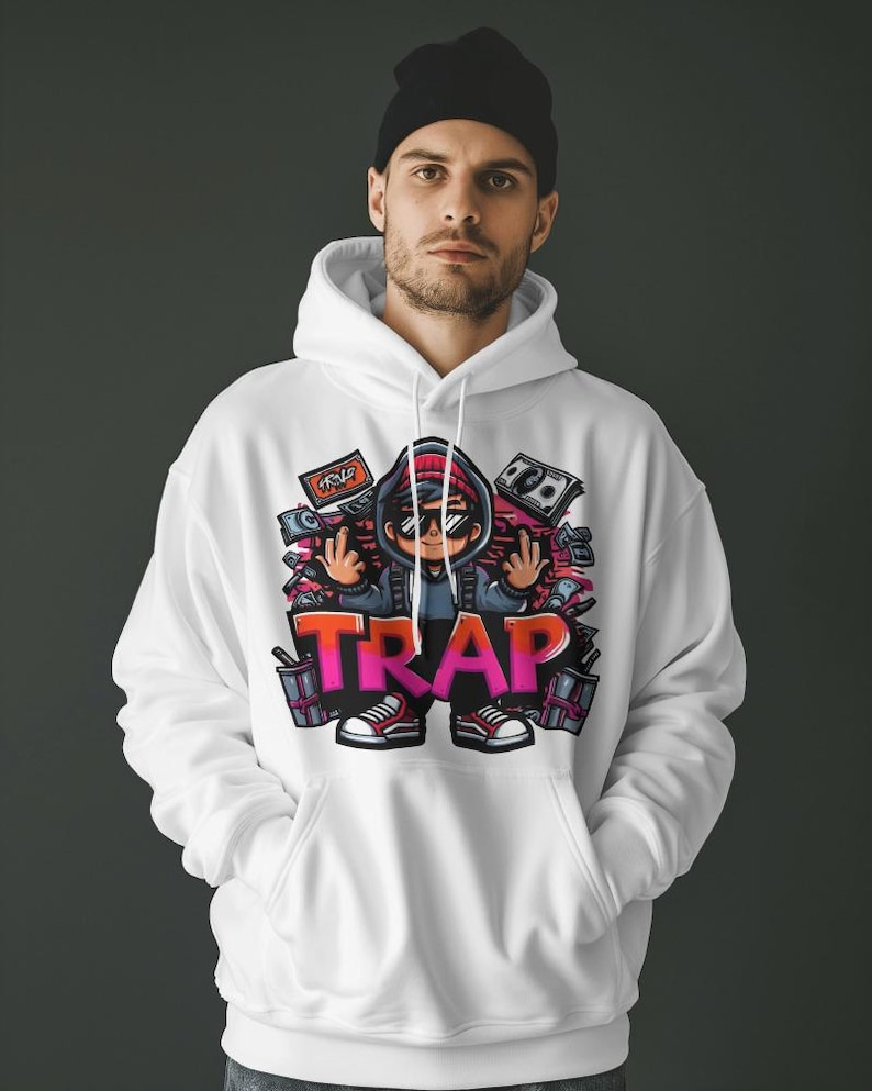 Gangster Trap Boy Png, Urban Graphic Sublimation Design, Hip Hop Poster