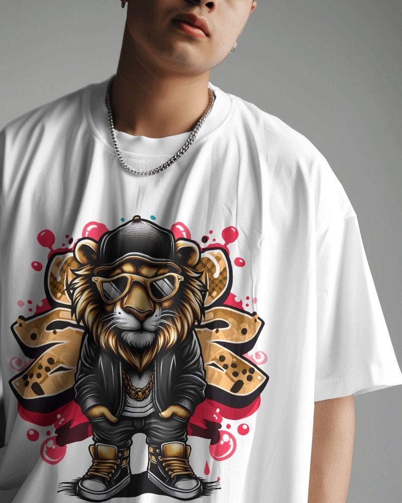 Urban Graffiti Lion PNG, Streetwear Design (digital Download) - Etsy