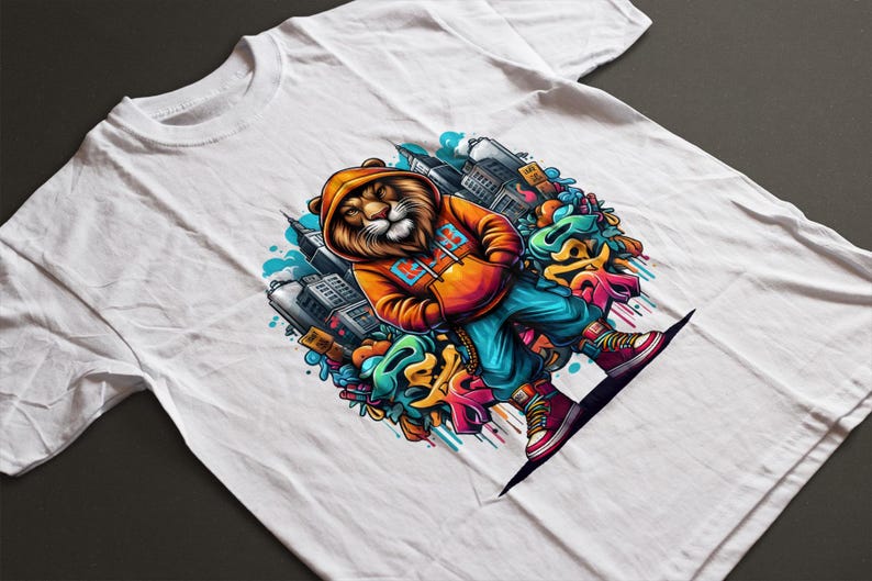 Urban Lion Streetwear PNG, Hip Hop Graffiti Art (digital Clipart) - Etsy