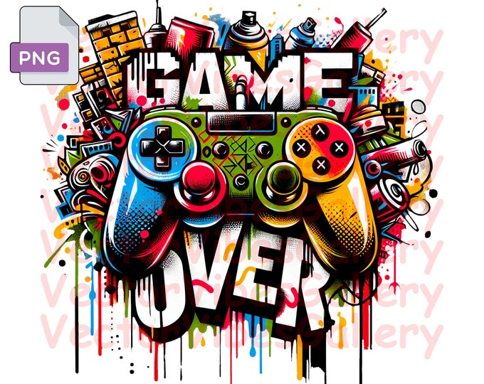 Pro Gamer Png, Gaming Lover Sublimation Design, Graffiti Clipart ...