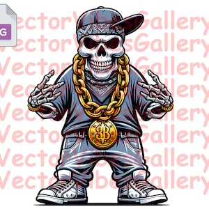 Hip Hop Girl - Cartoon