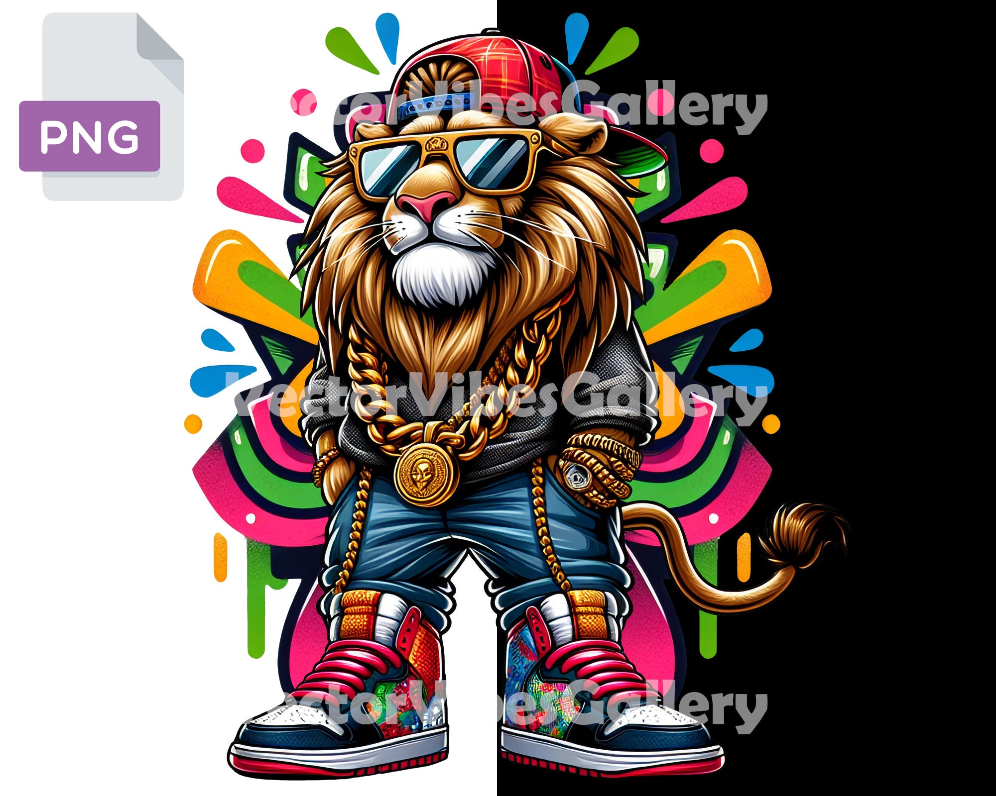 ストリートアート  ポケ●ンパロディ Lion Gones Graffiti Lion PNG, Urban Sublimation Design (digital Download) - Etsy