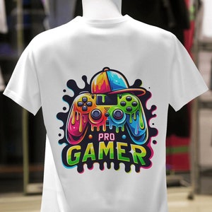 Dripping Pro Gamer Png, Gaming Sublimation Design, Colorful Graffiti ...