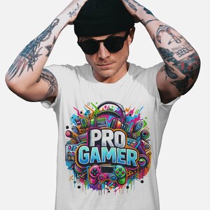 Pro Gamer Png, Gaming Lover Sublimation Design, Graffiti Clipart ...
