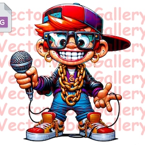 Streetwear Trap Boy Png, Urban Sublimation Design, Cartoon Digital Character For Kids, T-shirt Design, Instant Download