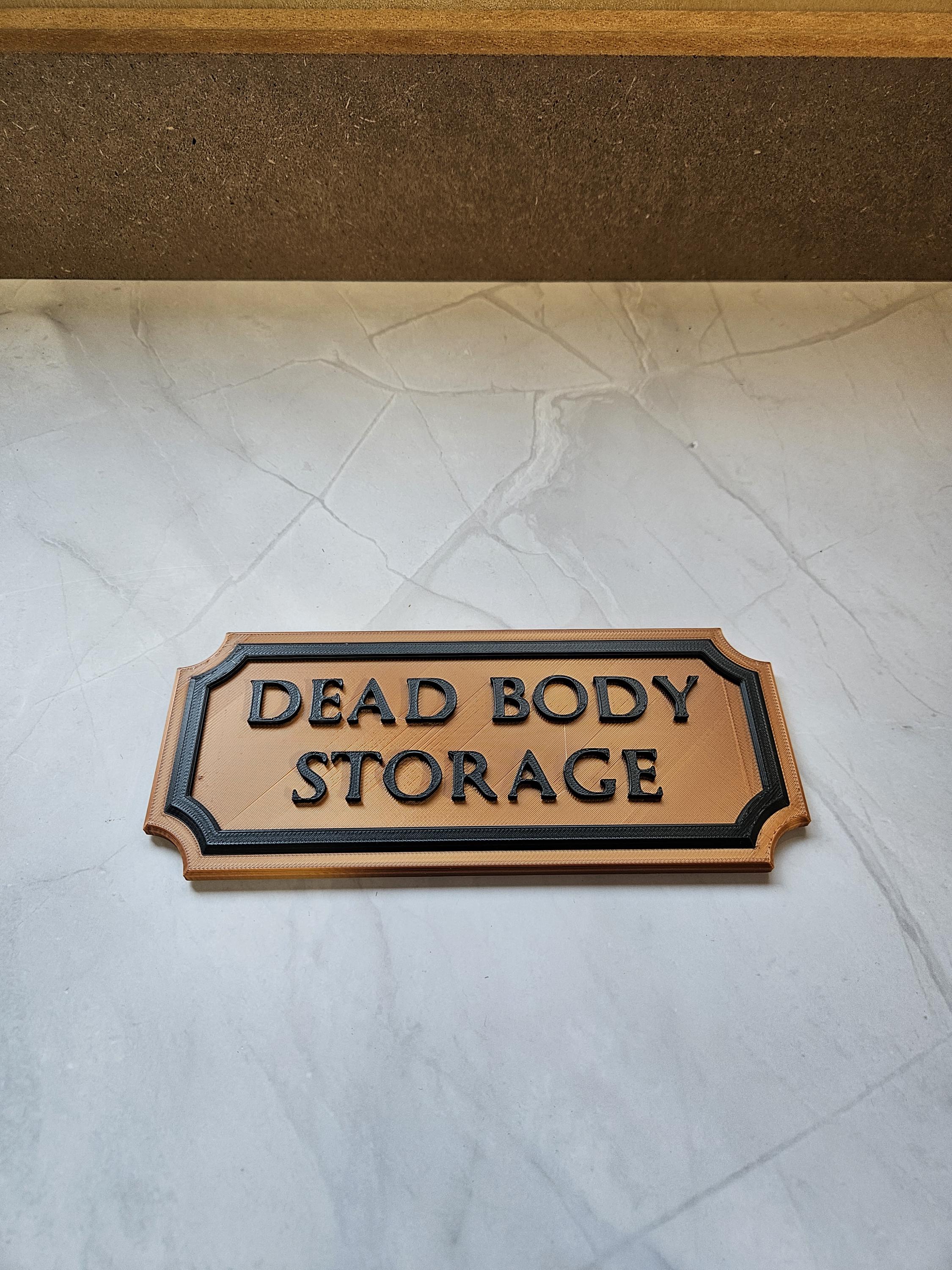 Morgue Sign Creepy Morgue Signs 3D Printed / 1692 Salem / Asylum Sign / Halloween ...