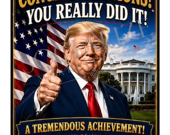 Trump Congratulations Greeting Card