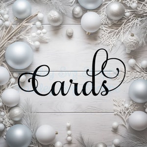 Cards Svg, 16th Birthday Decor Svg, Sweet 16 Party Svg, Quinceanera Svg, Card Holder Svg, Wedding Sign Svg, Birthday SVG/DXF/Eps/Png/JPEG