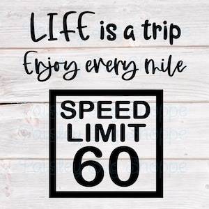 Life Is a Trip 60 Svg, 60th Birthday Svg, 60th Birthday Gift Svg, 60th Birthday Party Svg, 60 Years Old Svg, Birthday SVG/DXF/Eps/Png/JPEG