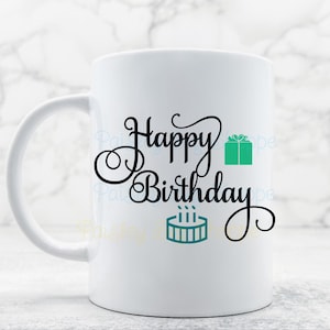 Happy Birthday Svg, Birthday Shirt Svg, Birthday Wine Glass Svg, Birthday Party Svg, Birthday Gift Svg, Birthday Svg, SVG/DXF/Eps/Png/JPEG
