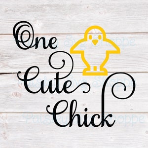 Un poussin mignon Svg, Svg de chemise de Pâques, Mug de Pâques, Svg de coussin de Pâques, Svg de cadeau de Pâques, Pâques Svg, Svg de chemise de bébé, SVG/DXF/Eps/Png/JPEG