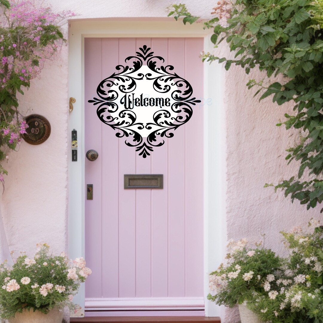 Welcome Scroll Svg, Farmhouse Sign Svg, Housewarming Gift Svg, Home ...