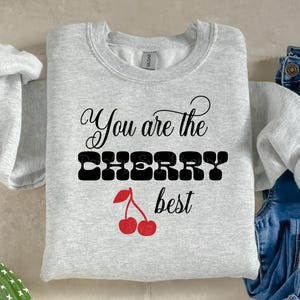 あなたは最高のチェリーSVG、チェリーSVG、夏のフルーツSVG、サンキューカードSVG、チェリーTシャツSVG、愛してるギフトSVG/DXF/Eps/Png/JPEG