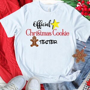 Official Christmas Cookie Tester Svg, Cookie Exchange Svg, Christmas Baking Shirt Svg, Holiday Cookie Party Favors SVG/DXF/Eps/Png/JPEG