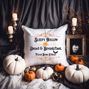 Sleepy Hollow Dead & Breakfast Svg, Halloween Sign Svg, Bed and Breakfast Svg, Halloween Decor Svg, Scary Svg, griezelig SVG/DXF/Eps/Png/JPEG