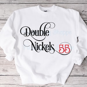 Double Nickels Svg, 55e verjaardag Svg, 55e verjaardag shirt Svg, 55e verjaardag partij Svg, 55 jaar oude Svg, wijnglas SVG/DXF/Eps/Png/JPEG