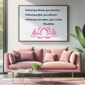 Lo que crees que te conviertes SVG, Meditación SVG, Amor propio SVG, Salud mental SVG, Pensamiento positivo SVG, Ley de atracción SVG/DXF/Eps/Png/JPEG